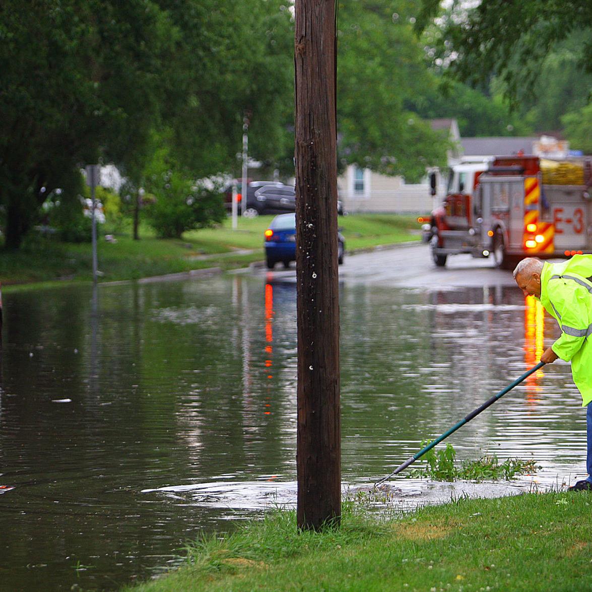Photos: Storms hit downtown Kokomo